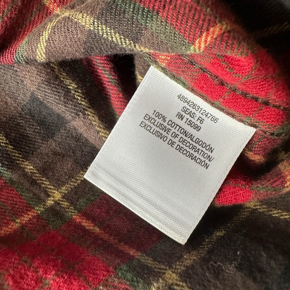 Outdoor Life Work Plaid Shirt Heavy Duty Flannel Casual 100% Cotton Men Large - Picture 10 of 10